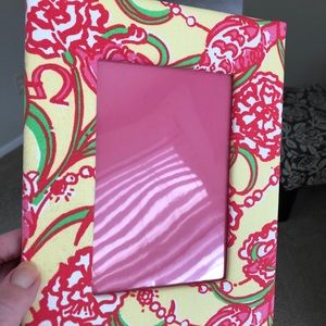 Lilly Pulitzer chi omega picture frame